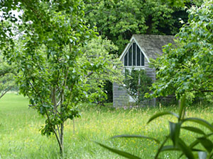 Virginia Woolfs Writing Hut in Rodmell, Sussex